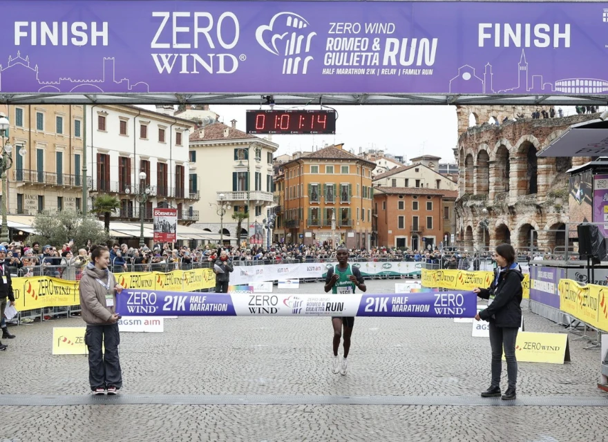 ZeroWind arrivo Romeo&Giulietta Half Marathon